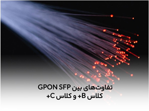 تفاوت های بین GPON SFP  کلاس B+  و کلاس C+