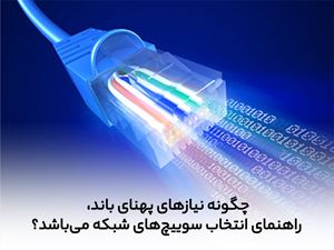 چگونه نیازهای پهنای باند، راهنمای انتخاب سوییچهای شبکه می باشد؟